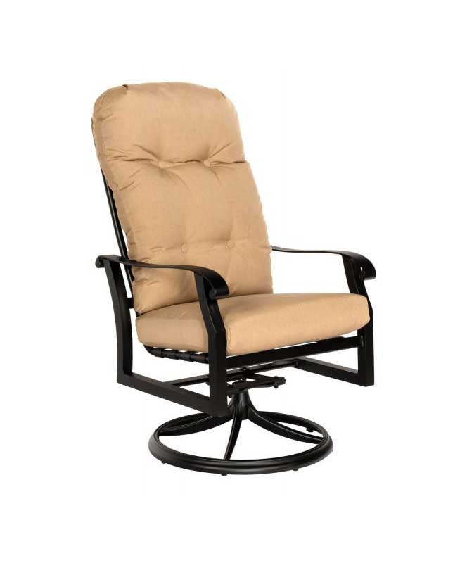 Cortland Hig Back Swivel Dining Arm Chair by Woodard - Image 2